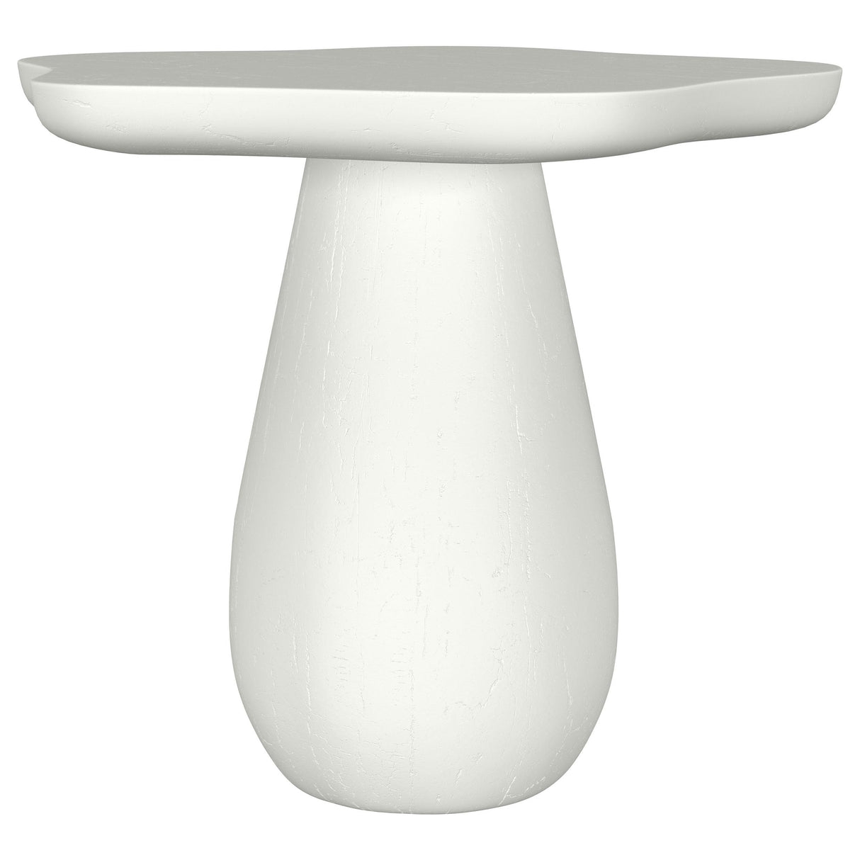 Coaster Furniture Perth 930615 17-inch Side Table with Cloud-Shaped Top - Off White IMAGE 2