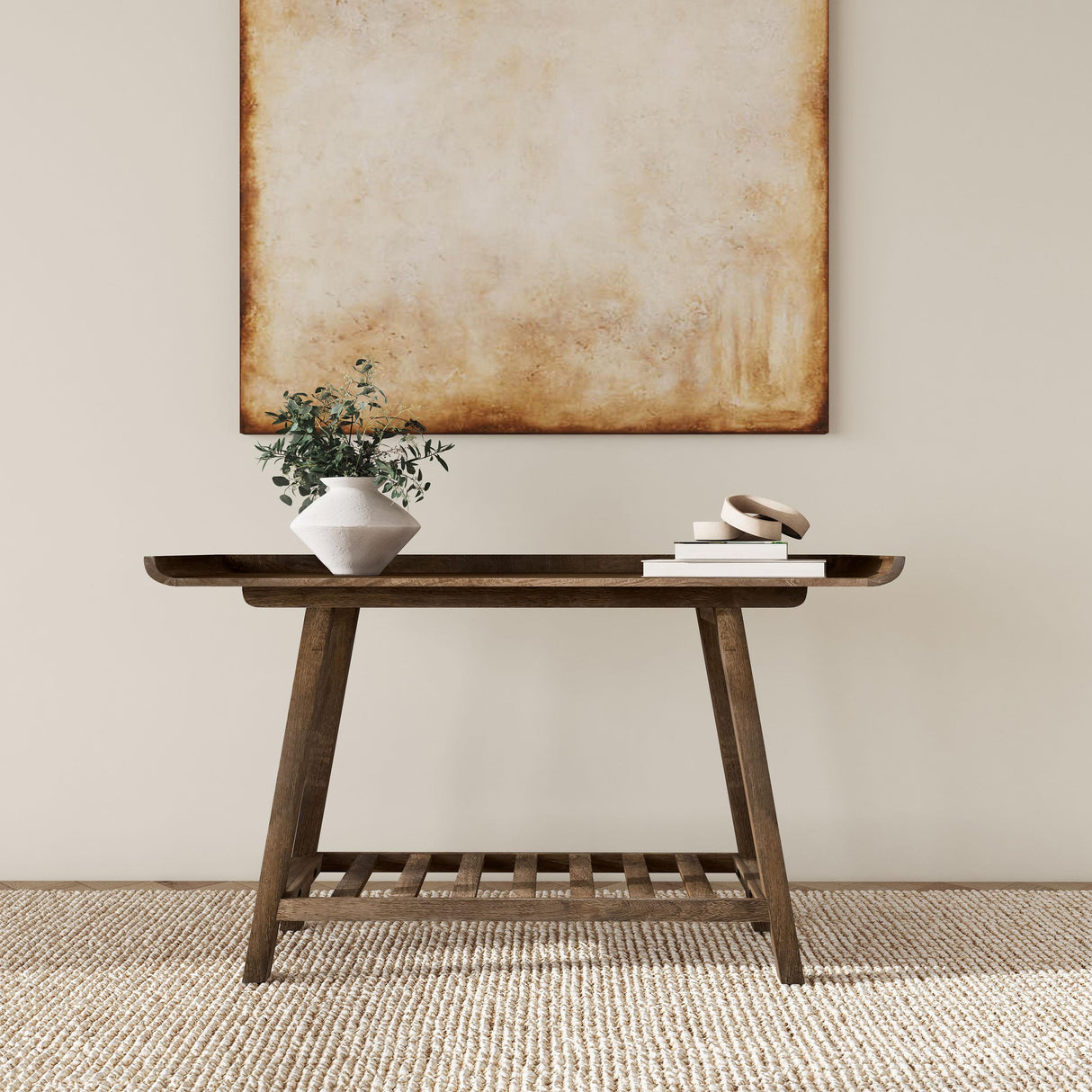 Coaster Furniture Ornelas 950415 46-inch Console Table with Slatted Shelf - Mango Brown IMAGE 6