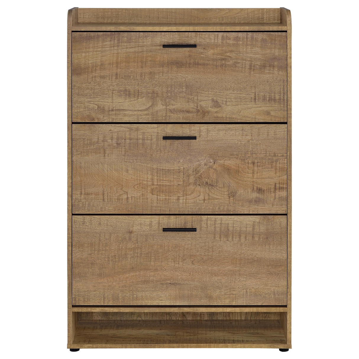 Coaster Furniture Denia 950425 3-tier Engineered Wood Shoe Cabinet - Mango IMAGE 2