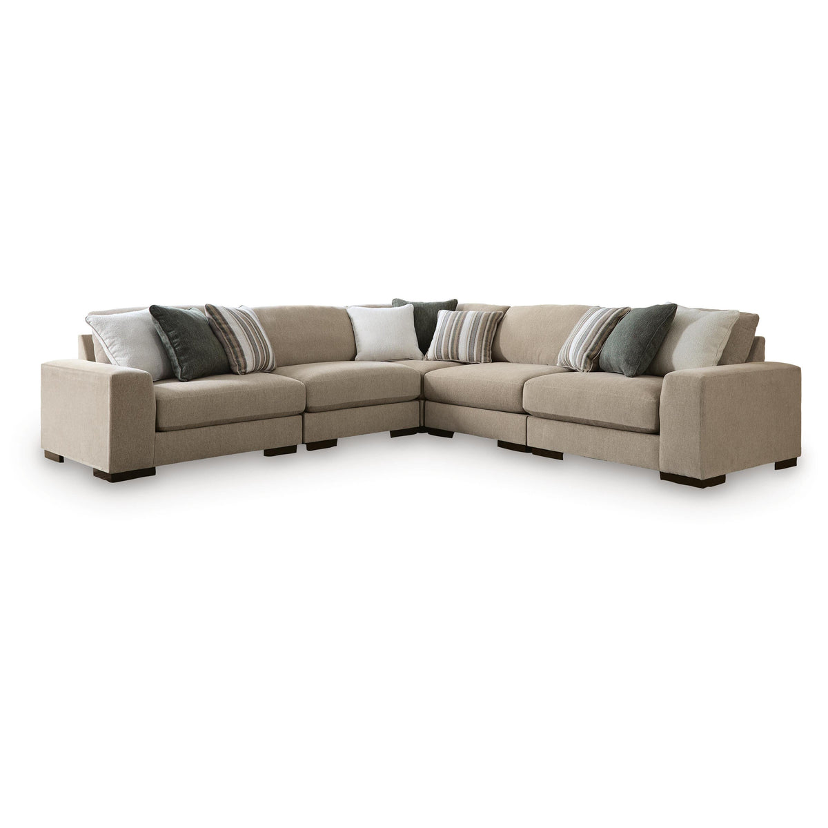 Benchcraft Linenhause 31803S17 5 pc Sectional IMAGE 1