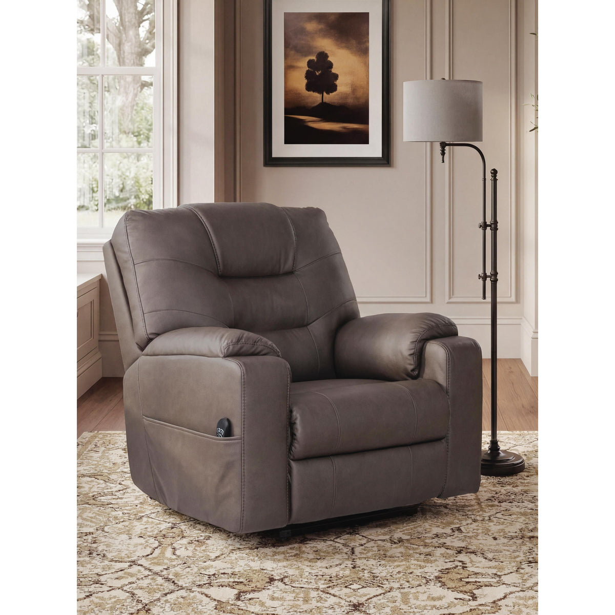 Signature Design by Ashley Belmone Pike PC2280512 Power Lift Recliner IMAGE 6
