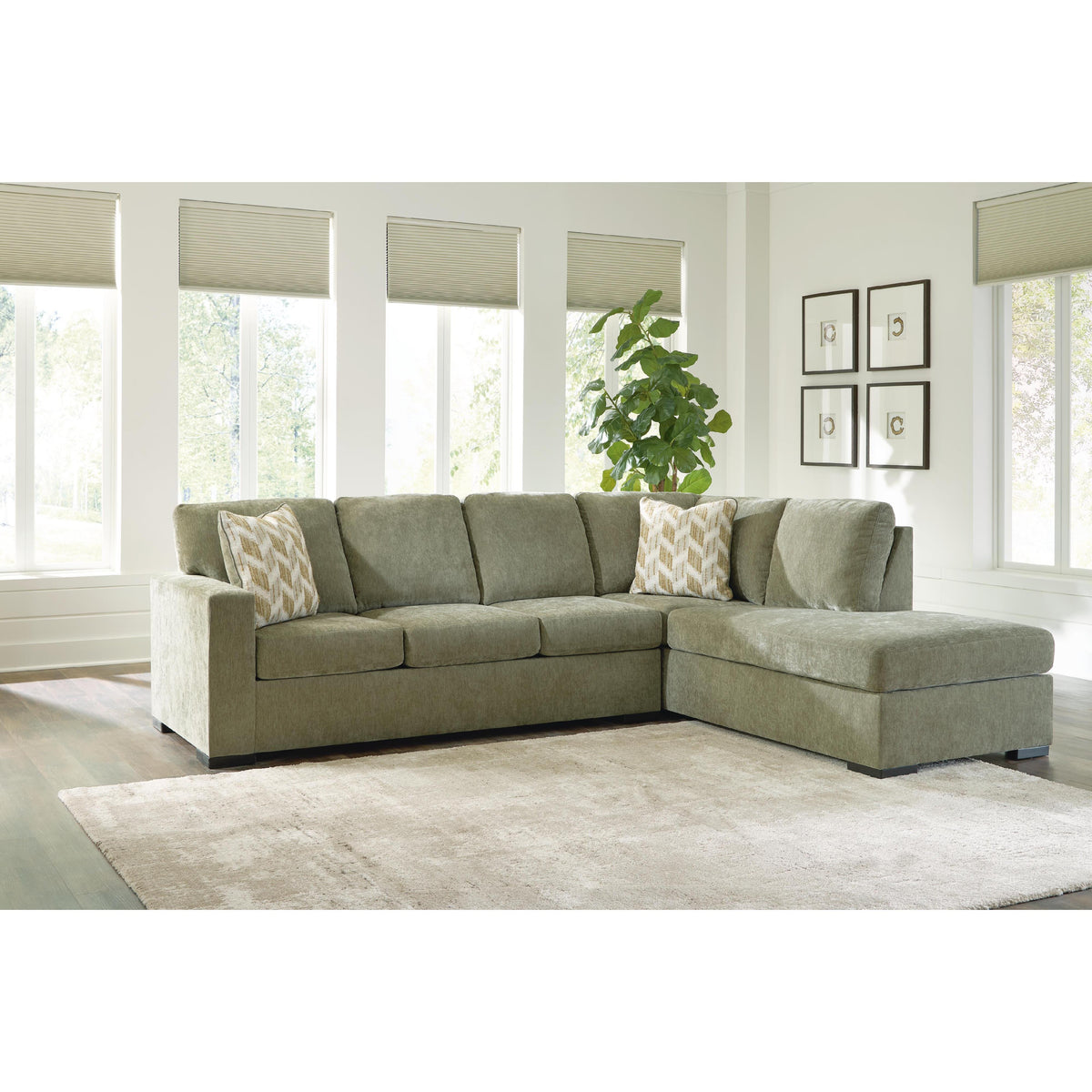 Signature Design by Ashley Bridgepoint PC69505S3 2 pc Sectional with Chaise IMAGE 2