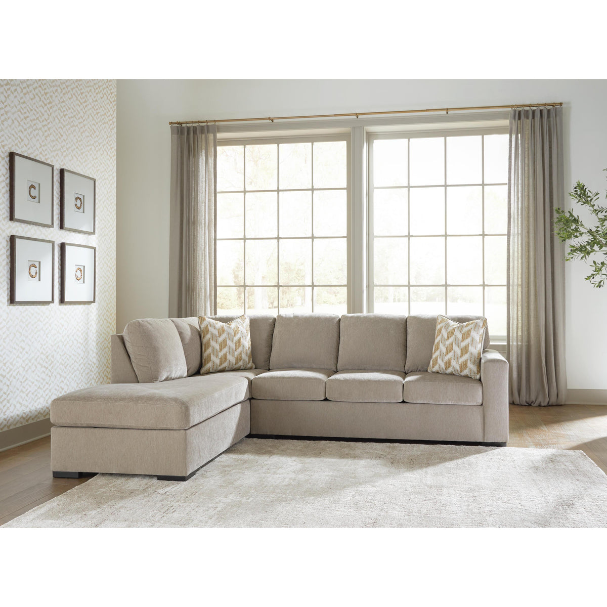Signature Design by Ashley Bridgepoint PC69506S2 2 pc Sectional with Chaise IMAGE 2