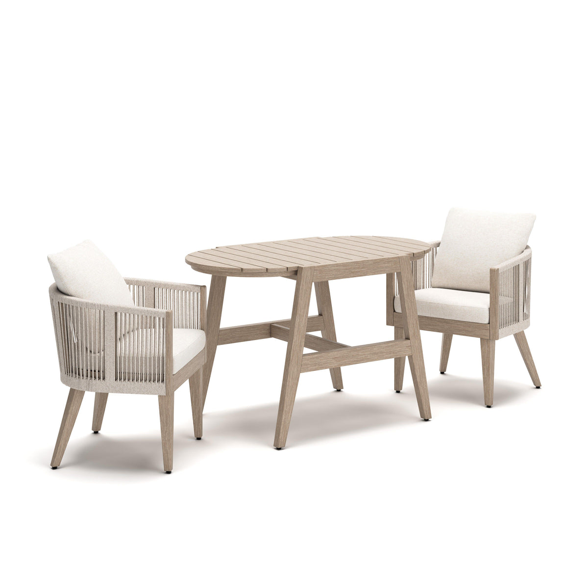Signature Design by Ashley Ivory Vine PCP352-050 Chairs with Cushion and Table Set IMAGE 3