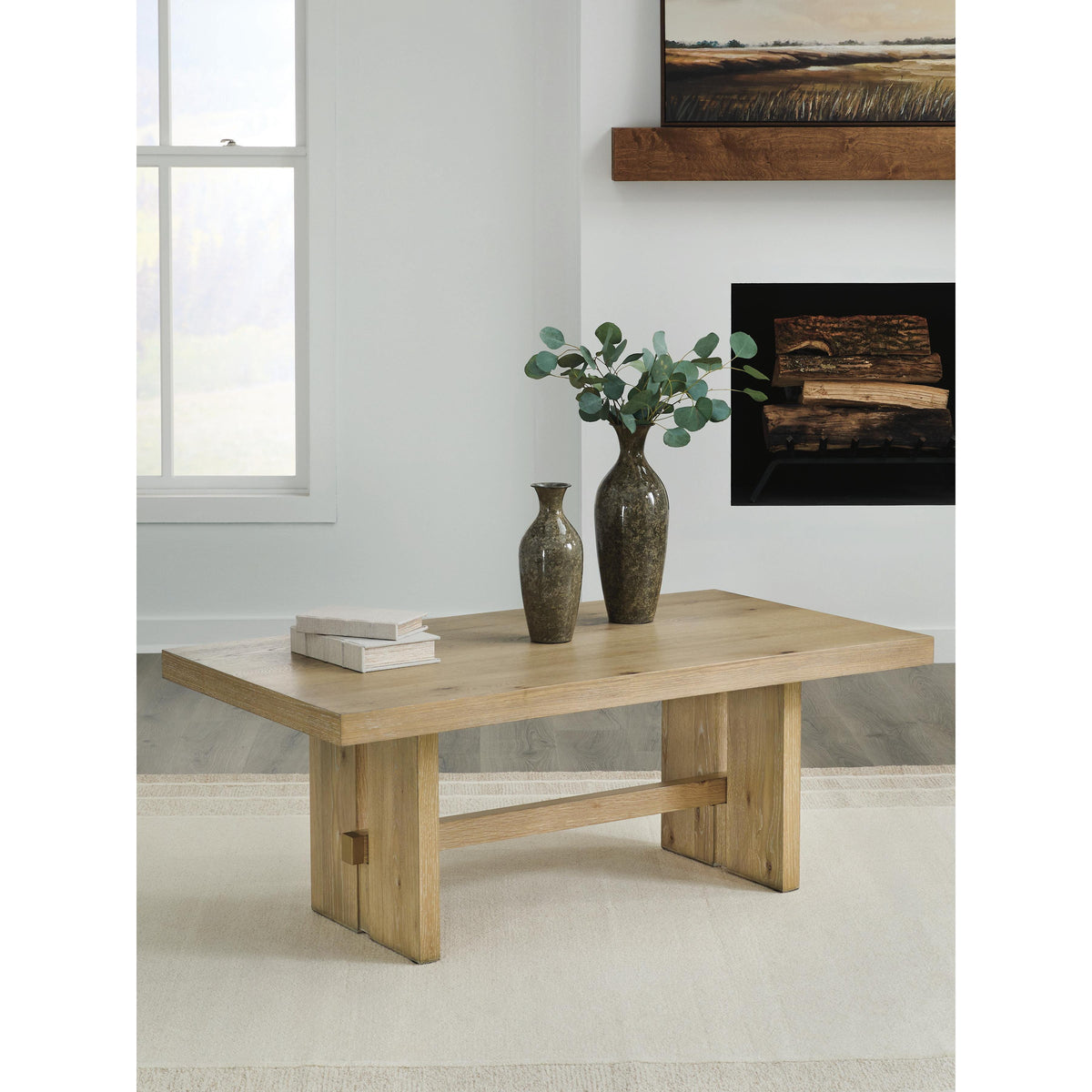 Signature Design by Ashley Crendlin T537-1 Rectangular Cocktail Table IMAGE 2