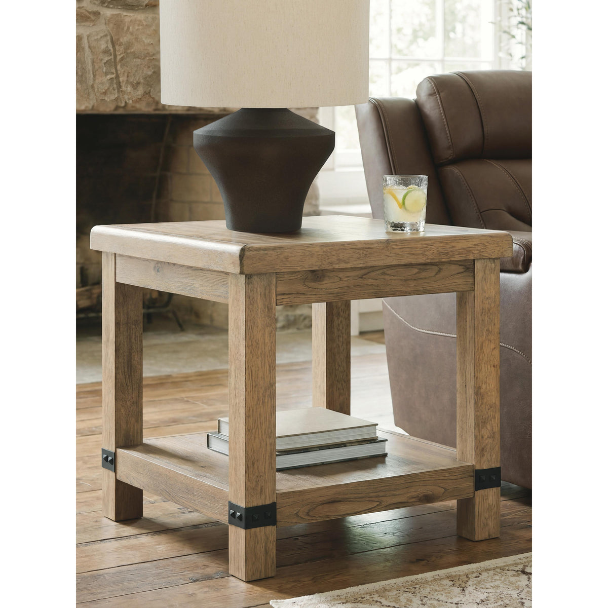 Signature Design by Ashley Ridgester T858-3 Rectangular End Table IMAGE 2