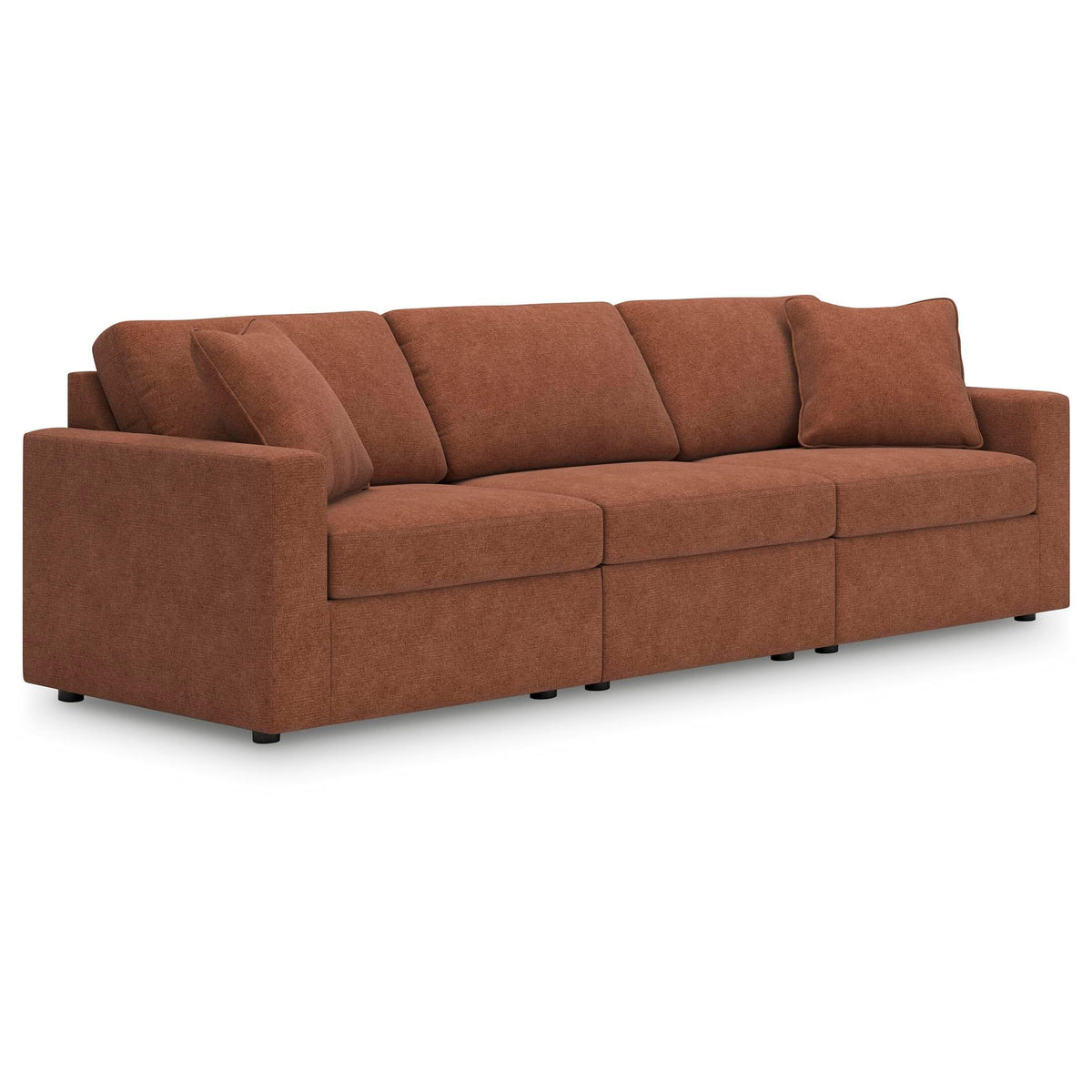 Signature Design by Ashley® Modmax 92102U4 3 pc Sectional and Ottoman - Spice IMAGE 7