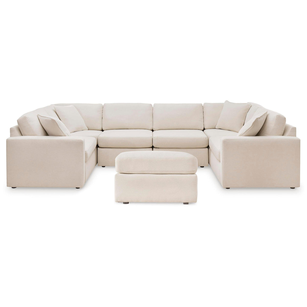 Signature Design by Ashley® Modmax 92103U18 6 pc Sectional and Ottoman - Oyster IMAGE 1