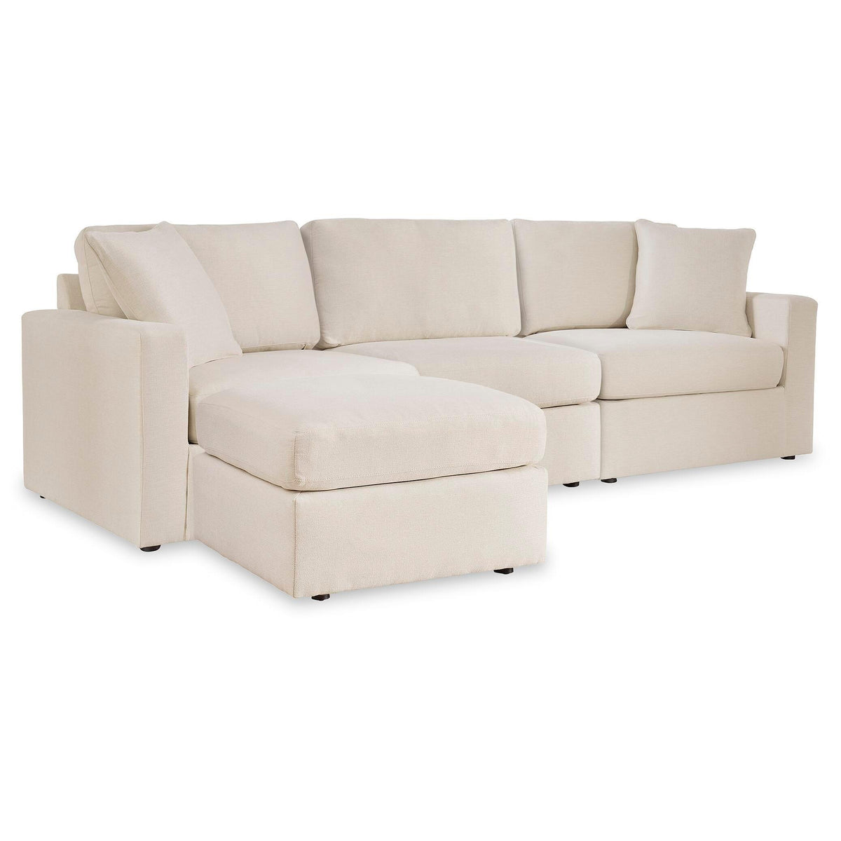 Signature Design by Ashley® Modmax 92103U4 3 pc Sectional and Ottoman - Oyster IMAGE 1