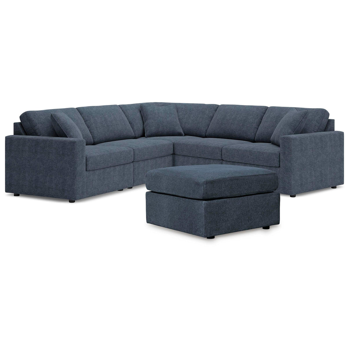 Signature Design by Ashley® Modmax 92121U14 5 pc Sectional and Ottoman - Ink IMAGE 1