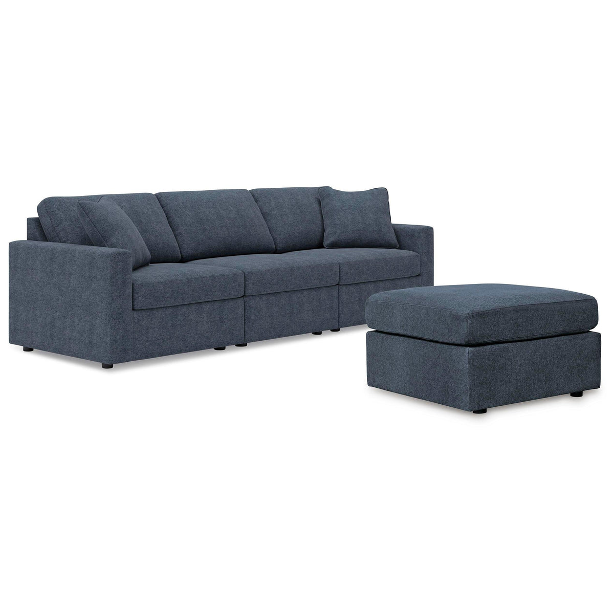 Signature Design by Ashley® Modmax 92121U4 3 pc Sectional and Ottoman - Ink IMAGE 1