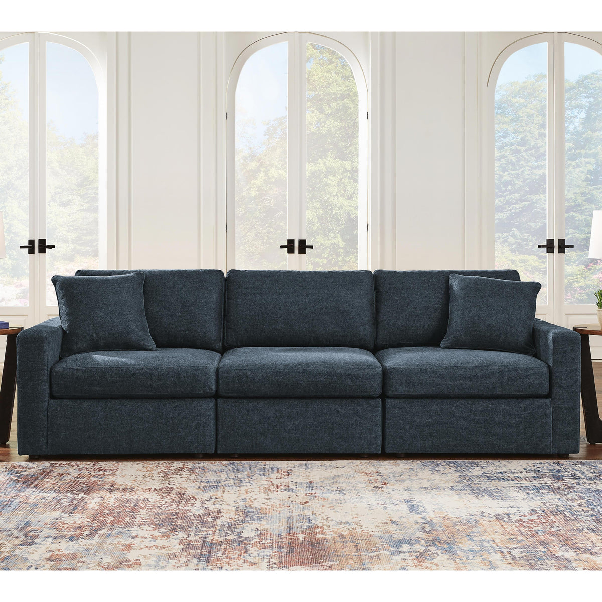 Signature Design by Ashley® Modmax 92121U4 3 pc Sectional and Ottoman - Ink IMAGE 8
