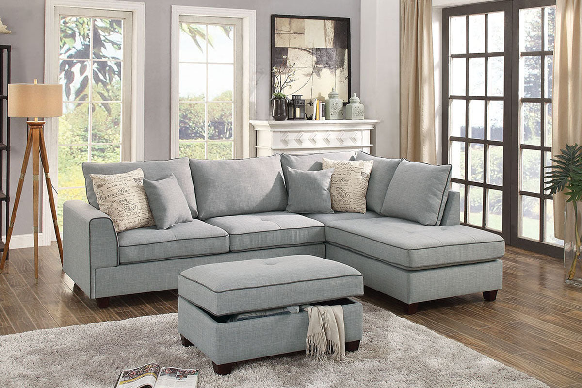 3-Pcs Sectional Sofa