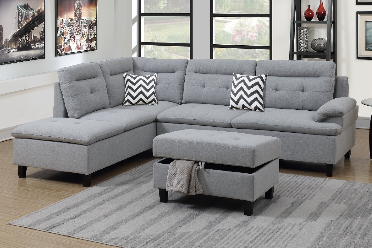 3-Pcs Sectional Set