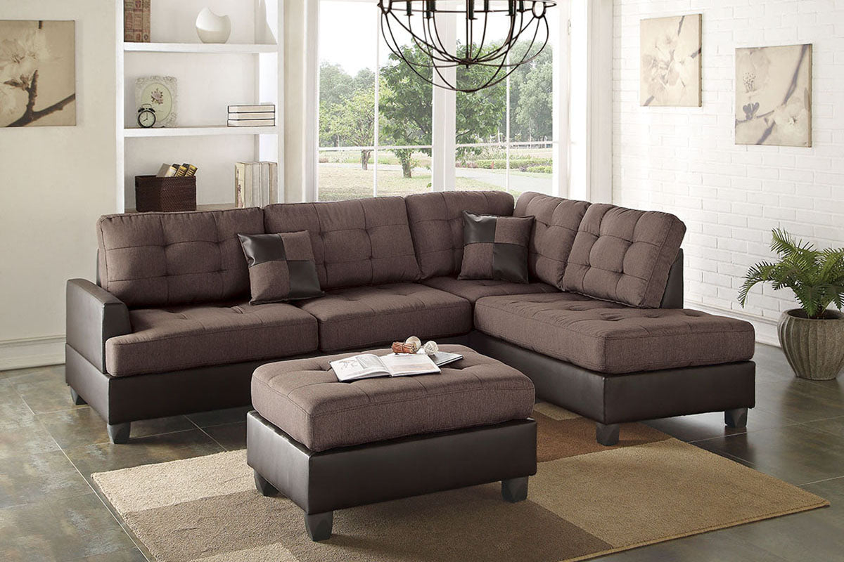 3-Pcs Sectional Sofa