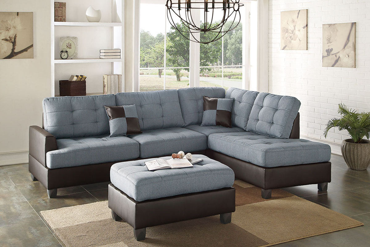 3-Pcs Sectional Sofa