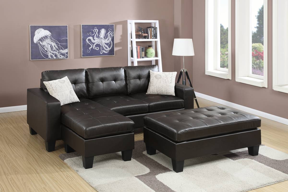 Sectional With Ottoman