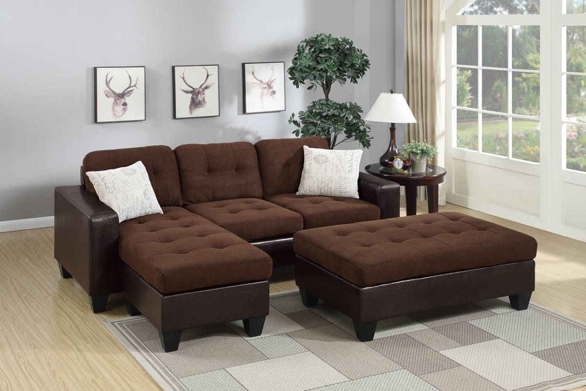 Sectional With Ottoman