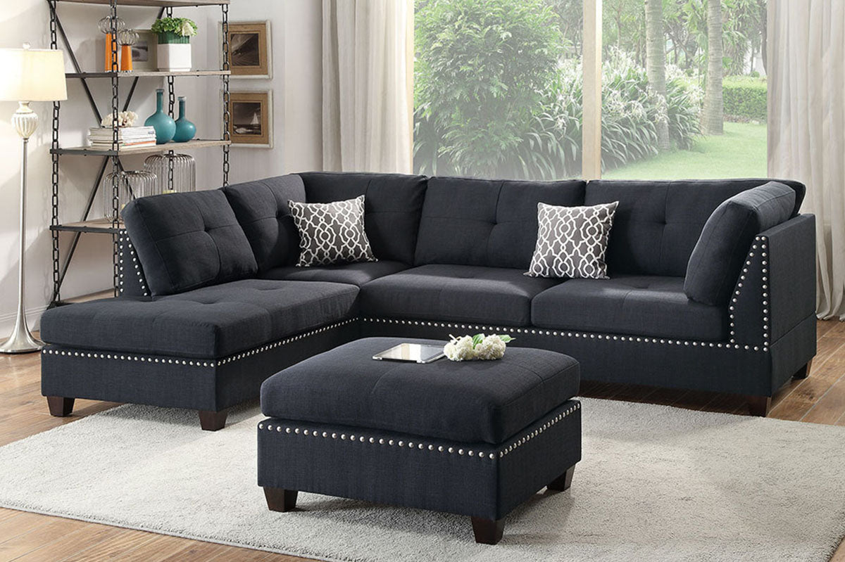 3-Pcs Sectional Sofa