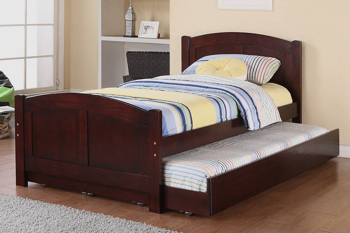 Twin Size Bed with Trundle