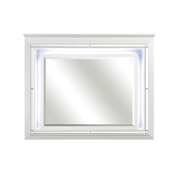 Allura Mirror in White 1916W-6