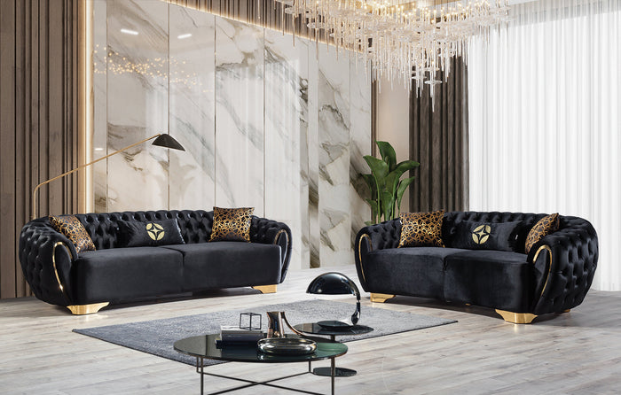 Victoria Velvet Sofa & Loveseat