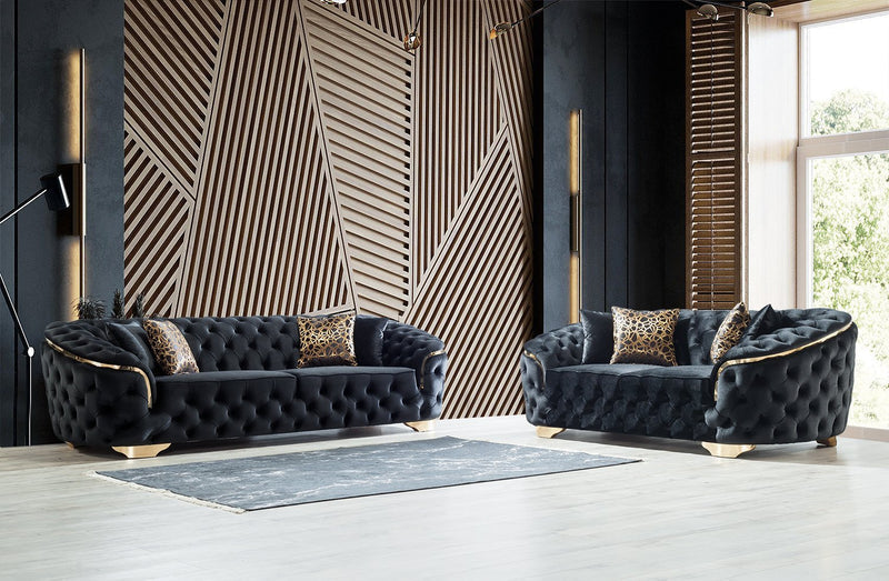 Lupino Velvet Sofa & Loveseat