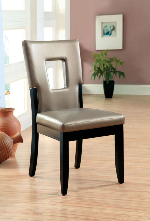 Evant I Black/Silver Side Chair (2/CTN) image