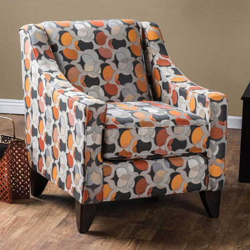 PENNINGTON Orange/Multi Chair, Ogee Pattern image