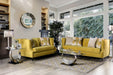 Tegan Royal Yellow Sofa + Love Seat image