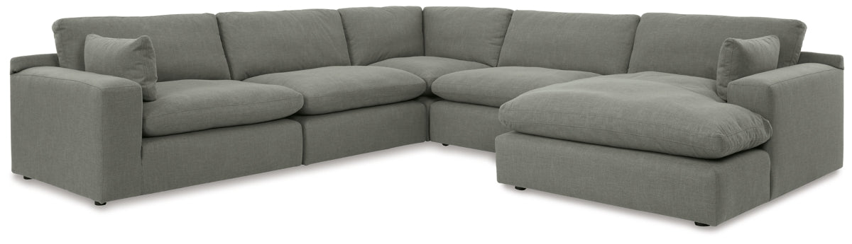 Elyza 5-Piece Sectional with Chaise Image