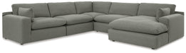 Elyza 5-Piece Sectional with Chaise Image