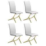 Carmelia Upholstered Side Chairs White (Set of 4) image