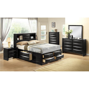  Crown Mark Emily B4285 7 pc King Storage Bedroom Set IMAGE 1