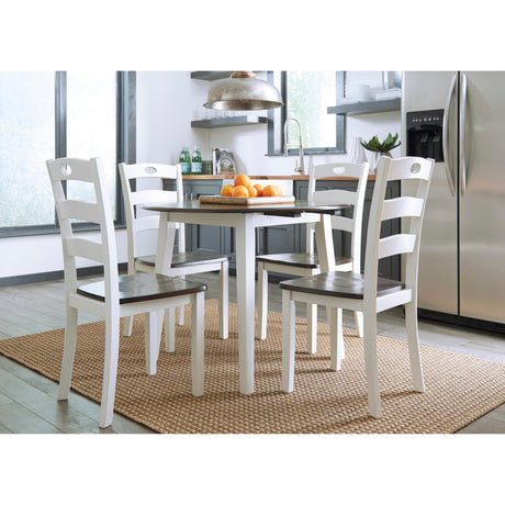  Signature Design by Ashley Woodanville D335D3 5 pc Dining Set IMAGE 3