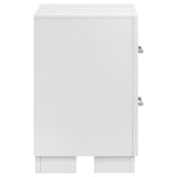  Coaster Furniture Jessica 202992 2-Drawer Nightstand - Snow White IMAGE 8