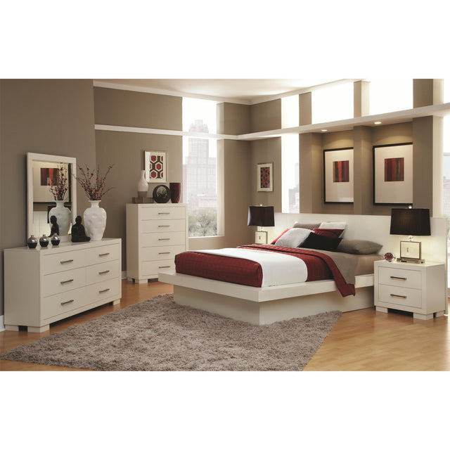  Coaster Furniture Jessica 202990KE 7 pc King Platform Bedroom Set IMAGE 1