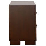  Coaster Furniture Jessica 200712 2-Drawer Nightstand - Cappuccino IMAGE 5