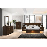  Coaster Furniture Jessica 200713 6-Drawer Dresser - Cappuccino IMAGE 9