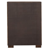  Coaster Furniture Jessica 200715 5-Drawer Bedroom Chest - Cappuccino IMAGE 4