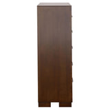  Coaster Furniture Jessica 200715 5-Drawer Bedroom Chest - Cappuccino IMAGE 5