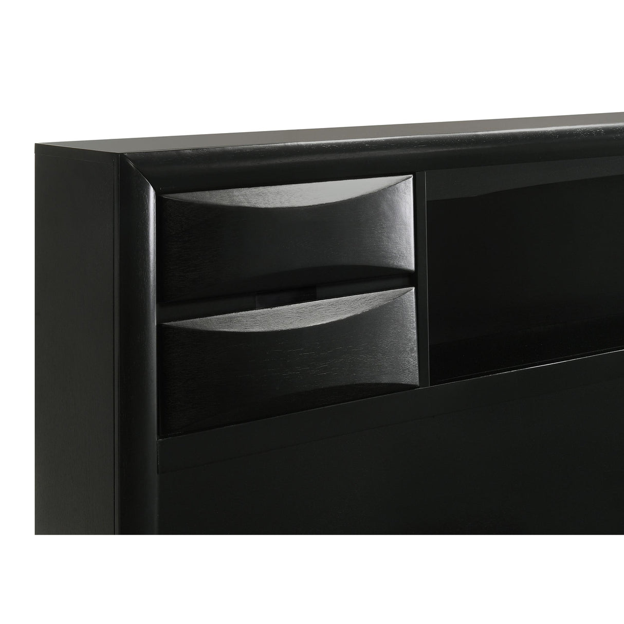  Coaster Furniture Briana 202701Q Wood Queen Storage Bookcase Bed - Black IMAGE 8