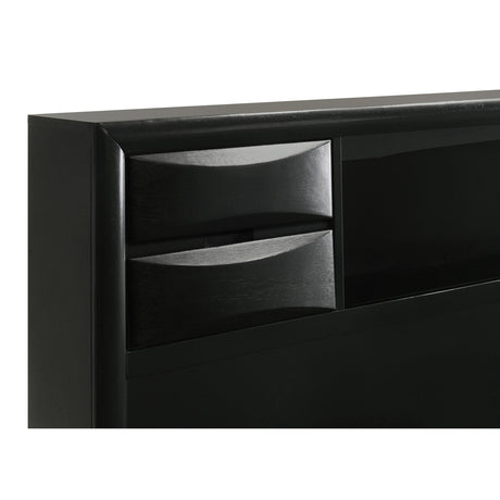  Coaster Furniture Briana 202701Q Wood Queen Storage Bookcase Bed - Black IMAGE 8
