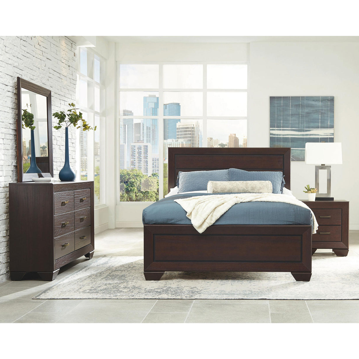  Coaster Furniture Kauffman 204391KW 6 pc California King Bedroom Set IMAGE 1