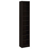  Coaster Furniture Eliam 800285 71-inch 9-shelf Bookcase - Cappuccino IMAGE 1