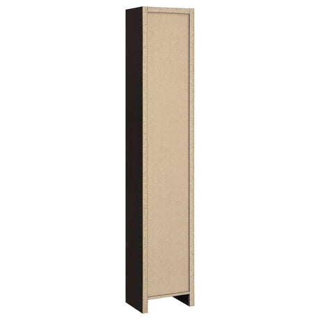  Coaster Furniture Eliam 800285 71-inch 9-shelf Bookcase - Cappuccino IMAGE 4