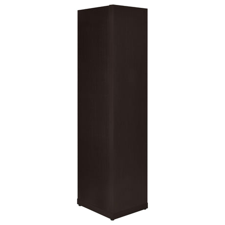  Coaster Furniture Alder 800270 71-inch 6-shelf Corner Bookcase - Cappuccino IMAGE 4
