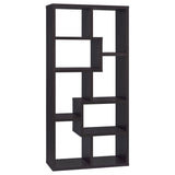  Coaster Furniture Theo 800264 71-inch 7-shelf Bookshelf - Cappuccino IMAGE 1