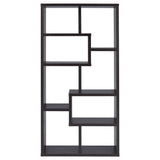  Coaster Furniture Theo 800264 71-inch 7-shelf Bookshelf - Cappuccino IMAGE 2