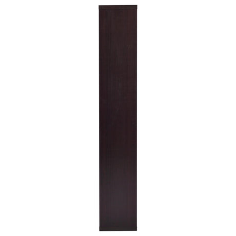  Coaster Furniture Theo 800264 71-inch 7-shelf Bookshelf - Cappuccino IMAGE 4